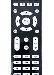 Infinitetech AI Compatible for Universal Remote Control for Multi Brand Castor Micromax Lloyd iBell Intex Impex Croma Light Skyworth Sansui Vu LCD LED Television - Match Your Keys Exactly
