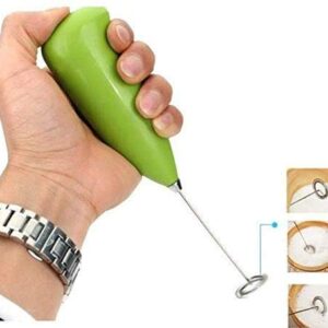 M S Creation Stainless Steel Mini Hand Blender for Coffee/Egg Beater | Milk Frother Electric Foam Maker Classic Sleek Design Hand Blender Mixer,Egg Beater,Coffee,Juice,Cappuccino,Lassi Blender.