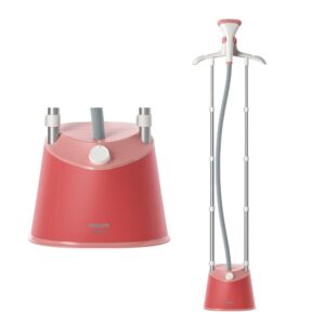 PHILIPS Standing Garment Steamer STE1020/40, 1.8L Water Tank, Soft Red