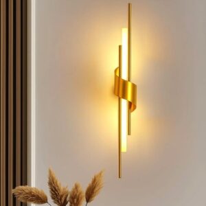 Green House Handmade Luxurious Handmade Sheesham Wood Up-Down 2 Way Wall Light Lamp | 2 feet Wide | 20W Warm White LED | Living Room | Bedroom | Hall | Dining Room | 1-Year Replacement Warranty