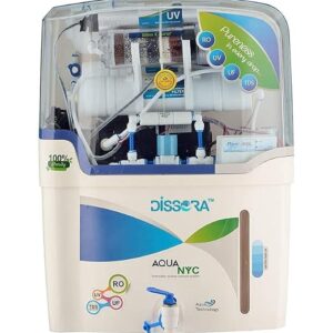 NYC Plus RO + UF + Anti-Bacterial Anti-Oxidant Alkaline Water Purifier, 15 L Storage, World Class RO Membrane, Suitable for Home & Office, 1 Year Warranty (RFA)