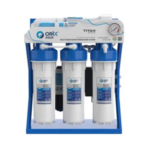 Orix Aqua Titan Series 25 Lph Commercial Blue Edition RO+UV+UF+ZAC (Zinc Alkaline Copper) Water Purifier, With Installation Kit & Warranty Card | Home & Office Use.