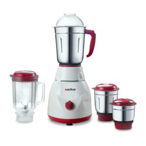 Activa Pluto 4 Jar 650 Watts Mixer Grinder (ABS BODY) comes with 2 year warranty