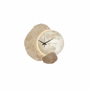 ZOOMELLA? Irregular Shape Clock - Modern Decorative Timepiece Noiseless
