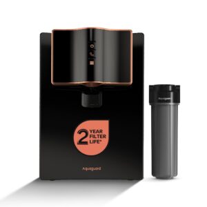 Aquaguard ENRICH Marvel RO+UV+UF Water Purifier with Copper & Alkaline Booster| 12-Stage Purification| 2-Year FilterLife| Mega Sediment Filter| 40%+ Water Recovery| Suitable for All Water Sources