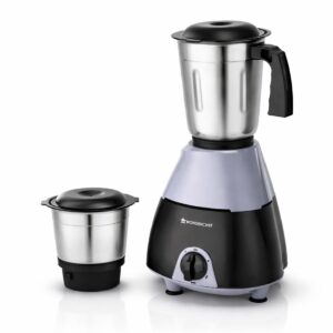 Wonderchef Vista Neo Mixer Grinder for Kitchen, 500W, 2 Multi-purpose Jars, Stainless-steel Blades for Masala, Chutney, Idli/Dosa Batter, Puree, Paste, 3-Speed Control, Pulse Function, 2-Yr Warranty