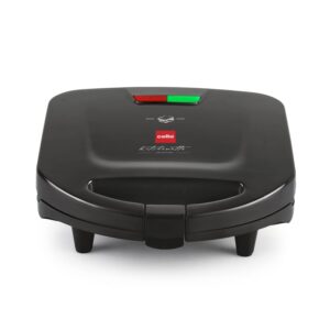 CELLO Super Club 750 Watts Sandwich Maker Griller & Toaster, Black | Auto On/Off Power Indicator, Non-Stick Surface, Heat Resistant Cool Touch Body & Handle, Fixed Grill Plates, Easy to Clean