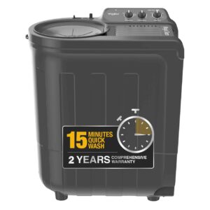 Whirlpool 7.0 Kg 5 Star MAGIC CLEAN Semi-Automatic Top Loading Washing Machine (MAGIC CLEAN RYL SRS 7.0 GREY DAZZLE (5YR), 2 Year Comprehensive Warranty, 1400 RPM Motor, 5 Year Motor Warranty)