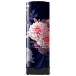 Samsung 246 L, 2 Star, Digital Inverter, Direct-Cool Single Door Refrigerator (RR26H3832BB/HL, Begonia Blue, Single Touch Defrost, 2026 Model)