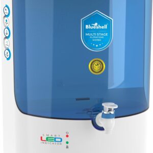 Blueshell RO Water Purifier for Home|Dolphine Supreme| RO+ALKALINE | 9 Ltrs | Suitable For Borewell, Tank Water
