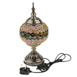 Enakshi? Handmade Turkish Moroccan Mosaic Style Table Desk Bedside Lamp UK Plug 1|Home & Garden | Lamps, Lighting & Ceiling Fans | Lamps