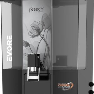 Aqua EVORE ? X Stream RO Water Purifier | RO + UV + UF + Mineral + Copper + Zinc + Alkaline | BIS-ISI | 12L | Up To 2500 PPM | Borewell, Tanker & Municipal Water | Home & Office