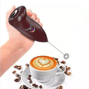 Electric Mini Hand Held Coffee Beater || Milk Beater || Milk Foamer Mixer Battery Operated Maker machine || Mini Coffee Milk Egg Beater|| Mixer Classic Sleek Design Froth Whisker (Pack of 1)