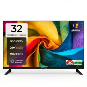 80 cm (32 Inch) HD Ready Smart Android LED TV | Non-Voice Remote | 20W Dolby Audio | AI Picture Enhancement | IPS Panel | 178? Wide Viewing Angle | Built-in Wi-Fi | LU32SNVR | Black