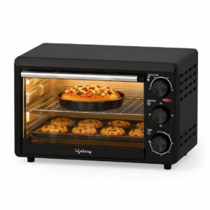 Lifelong LLOT20 20 Litres Oven, Toaster & Griller with Auto Shut Off, OTG Oven for Baking Cake, Pizza, Grilling and Toasting at Home (1 Year Warranty, Black)