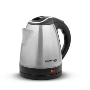 Voltas Beko, a TATA Product 1.5 L Stainless Steel Electric Kettle | 1350W Fast Boil | Auto Cut?Off | Cool?Touch Lid & Handle | Home & Office Use (K135X15H?SL, Silver)