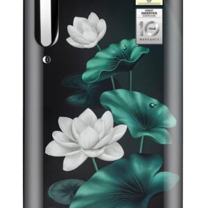 LG 185 L, 5 Star, Smart Inverter, Direct Cool Single Door Refrigerator (GLD1956ZAEL, Emerald Lotus, Base stand with Drawer, Runs on a Home Inverter, Fast Ice Making, Fit Max Chiller Tray, 2026 Model)
