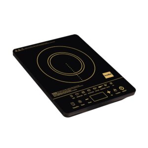 CELLO Blazing Prime Induction Cooktop Stove 2100 Watts Black | Crystal Glass Top Plate, Smart Touch Control, 7 Preset Menu, Smart Pause Function & Over Heat Protection, Easy to Clean | 1 Year Warranty
