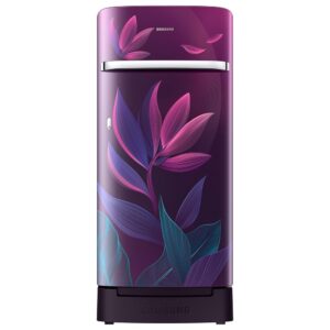 Samsung 189 L, 5 Star, Digital Inverter, Direct-Cool Single Door Refrigerator (RR21H2H259R/HL, Paradise Bloom Red, Base Stand Drawer, Single Touch Defrost, 2026 Model)