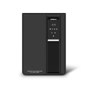Havells Gracia FAB Alkaline Water Purifier (Black), RO+UV+Alkaline, Hot, Warm & Ambient Water, Copper+Zinc+Minerals, 9 Stage Purification, 6.5L SS Tank, Suitable for Borewell, Tanker & Municipal Water