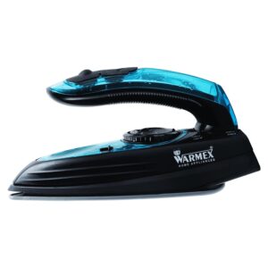 Warmex Steam Iron for Clothes, Wet & Dry Iron, Lightweight Compact Design, Non-Stick Soleplate (1100, Watts)