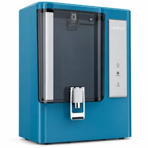 Lexpure Garce Water Saver RO Water Purifier with RO+UV+MF Filtration | 5-Stage Water Purification System | 7 L Storage Tank | Water Purifier for Home & Office (Garce-COMRADE BLUE)