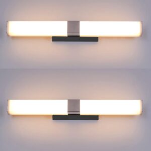 Groeien Pack of 2 Rectangular 15 watt LED Mirror Picture Wall Light(Warm White) (2)