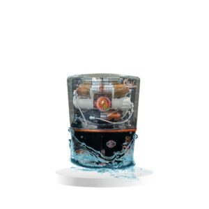 BLU+ Alkaline RO + UV + UF Water Purifier for Home and Office, Pack of 2, Black