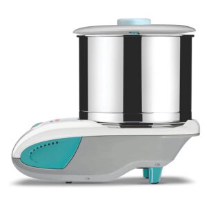 Vidiem Jewel ST Compact 2L Wet Grinder | Lightweight & Easy to Use | Low Power Consumption | SS Drum | Wide Stone Roller | High Torque Copper Motor | Fast Grinding | ISI Certified | 5-Year Warranty