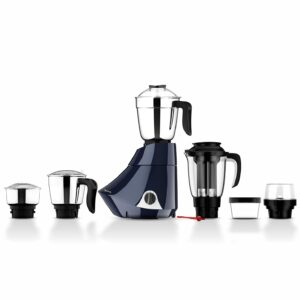 Butterfly Smart Plus 750W Mixer Grinder with 5 Jars | Multipurpose Jars - 3 Stainless Steel,1 PC Juicer Jar & 1 Grind & Store Jar | Heavy Duty Motor | 2 Years Manufacturer Warranty | Ink Blue
