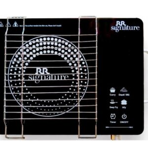 RR Signature 2200 W Infrared Cooktop ? Premium Touch Panel Induction Stove with Rapid Heating, Black Finish, RR 2200 Model for Fast & Efficient Cooking
