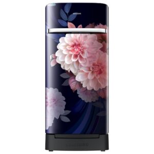 Samsung 189 L, 5 Star, Digital Inverter, Direct-Cool Single Door Refrigerator (RR21H2H25BB/HL, Begonia Blue, Base Stand Drawer, Single Touch Defrost, 2026 Model)