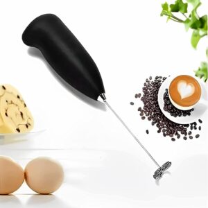OG Product Coffee Beater Hand Blender with Battery Operated Stainless Steel Mini Classic Sleek Design Hand Blender Mixer Froth Whisker Latte Maker for Milk, Coffee (Multicolour)