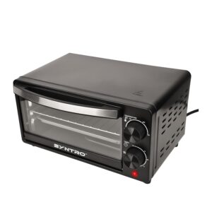 Syntro Heatify 10L OTG (Oven Toaster Grill), Adjustable Temperature Control with Timer, Compact Baking, Grilling & Toasting Oven, Black