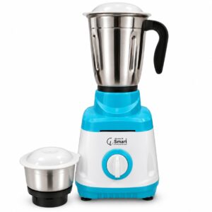 iDurable 'N' Smart Genex 500W Mixer Grinder, Super Quality Motor & Jars, 2 Jars, White, Pack of 1, Kitchen Mixer Grinder for Grinding & Mixing Code-33