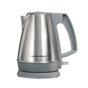 Hamilton Beach - 1 Litre Electric Kettle, Water Boiler and Heater, 1500W, BPA Free Interior, Wireless Service, Auto Shut-off and Boil Protection, Cable Wrap,