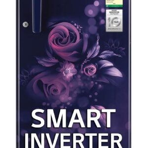 LG 185 L, 4 Star, Smart Inverter, Direct Cool Single Door Refrigerator (GLD1945ZOBE, Blue Euphoria, Base stand with Drawer)