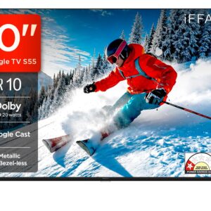 iFFALCON 101 cm (40 inches) FHD Smart Google TV | Dolby Audio 20 watts | HDR 10 | Metallic Bezel-Less | Multiple Viewing Mode | 40S55