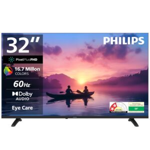 PHILIPS 80 cm (32 inches) 6100 Series Frameless HD Smart LED Google TV 32PFT6130/94