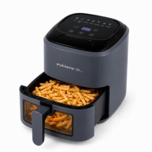 The Better Home Fumato 4.5L Digital Air Fryer, 1500W | Made for Indian Cooking | 7 Smart Presets | 360? Rapid Hot Air | Touchscreen | Viewing Window with Light | Recipe Book | 1-Year Warranty