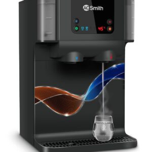 AO Smith Z10 Instant Hot and Ambient Purifier | RO+Silver Shield | Baby-safe with 8 stage purification | Copper+Alkaline | Hot Water Stainless Steel Tank | 55% Water Savings | 10L | Touch dispensing