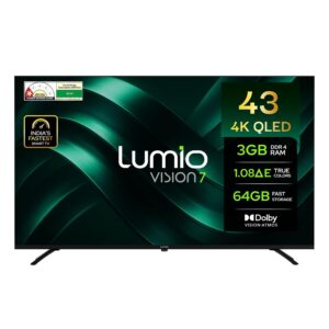 Lumio Vision 7 2026 109cm (43 inches) 4K Ultra HD Smart QLED Google TV FTW1-ADSJ