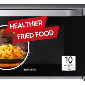 Samsung 32L, Slim Fry, Convection Microwave Oven with Tandoor and Curd making(MC32A7035CT/TL, Stainless Steel, Ceramic Enamel Cavity with 10 Year Warranty)