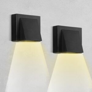 Gesto 5W Waterproof Led Wall Light for Home Decoration ? Up Down 1-Way LED Wall Lamp | IP65 Outdoor Fancy Wall Lights for Balcony,Gate,Elevation,Garden,Patio | Decorative Wall Mount Light -Pack of 2